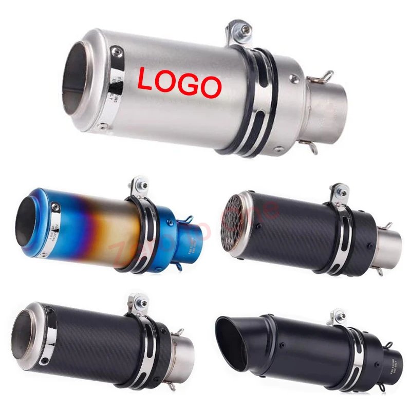 Silencieux d&apos;échappement universel pour moto, 51mm 60mm, projet GP, pour Yamaha R1 R3 CBR600RR R6 Ninja 400 Z800 Z900 Z1000 MT07