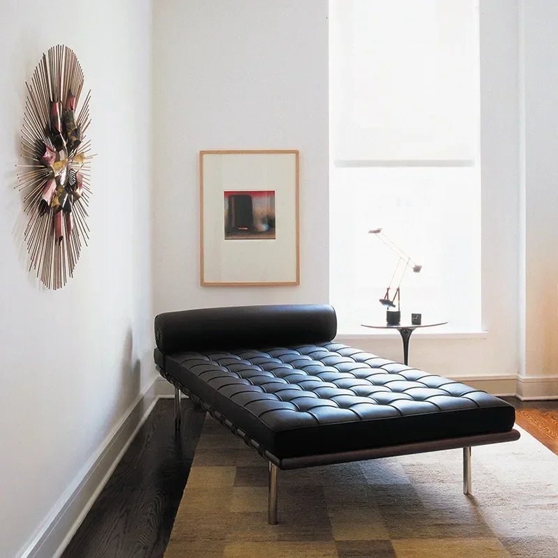 Fauteuil inclinable de Barcelone, canapé-lit, petit appartement, moderne, simple, loisirs, bureau, tourisme, salle modèle, déjeuner, salon