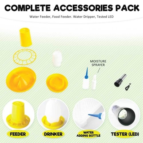 Incubateur Électrique 112 Œufs – Avec Accessoires pour Poules et Cailles – Image 2