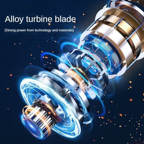 Aspirateur de Voiture 4-en-1 Sans Fil – Puissance 8000PA, Portable et Rechargeable – Image 3