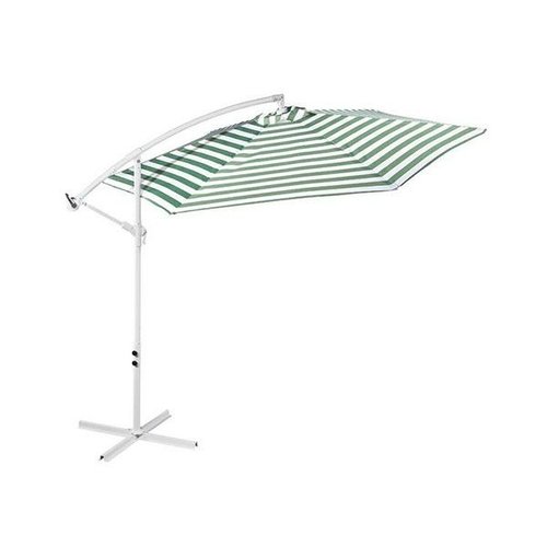 Parasol rayé vert et blanc – Jardin et terrasse