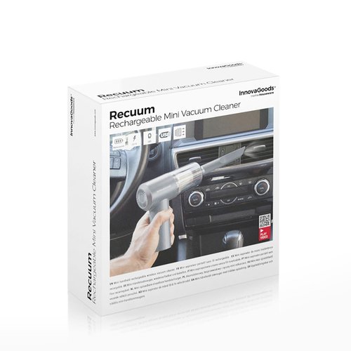 Mini Aspirateur Sans Fil Rechargeable – Aspirateur Portable à Main InnovaGoods - Imagen 4