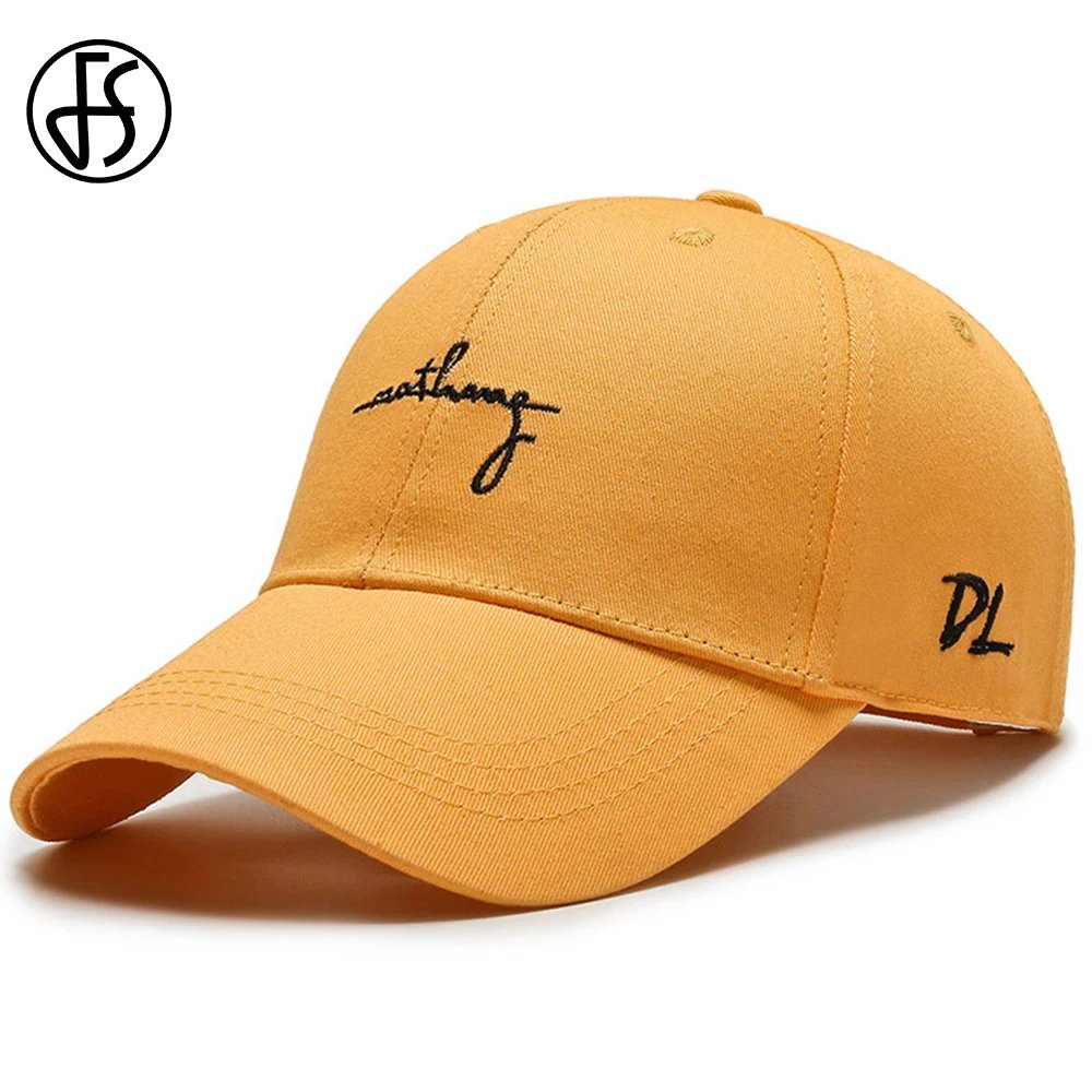Casquette FS blanc et jaune – Streetwear coréen luxe homme et femme 2025