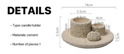 Porte-bougie tout-en-un style nordique – Bougie, sauge et Palo Santo – Image 5